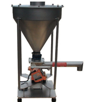 Food Grade SS Horizontal Double Screw Feeder Low Noise For Food Industries